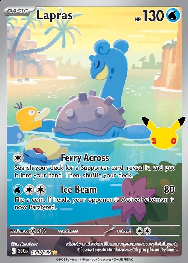 Lapras (30C, Holofoil)