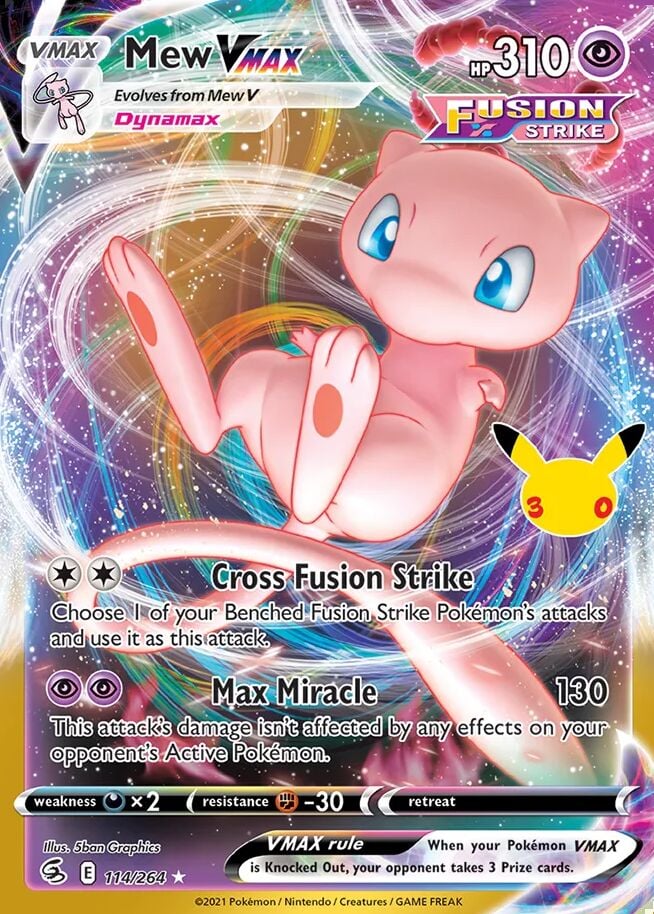 Mew VMAX (30C-CC, Holofoil)