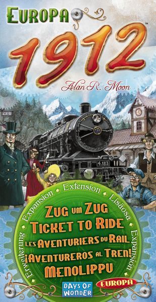 Ticket to Ride: Europa 1912 board game cover