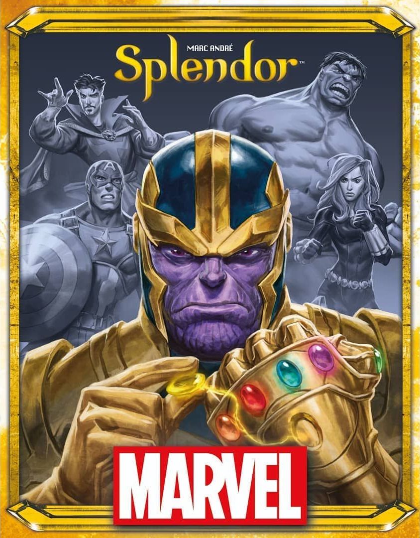 Splendor: Marvel board game cover