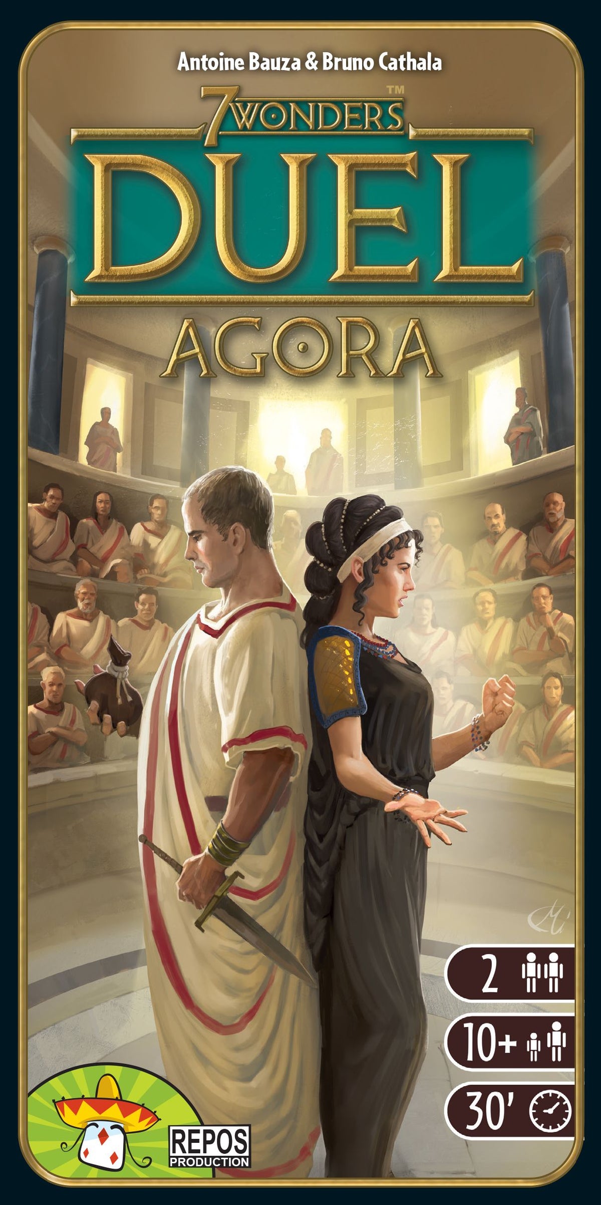 7 Wonders Duel: Agora board game cover