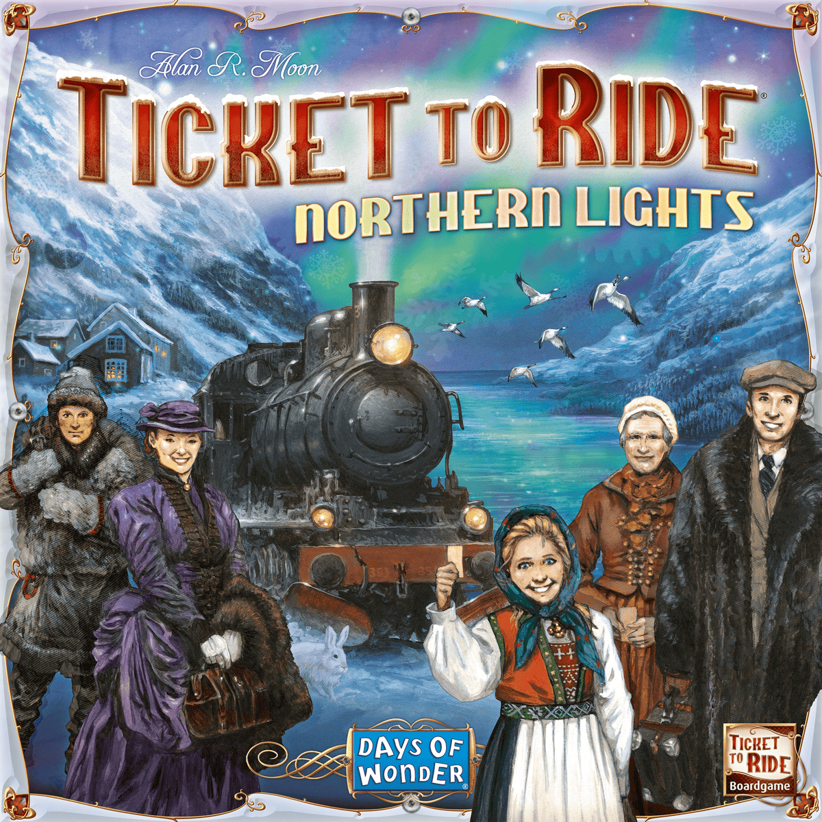 Ticket to Ride: Northern Lights board game cover