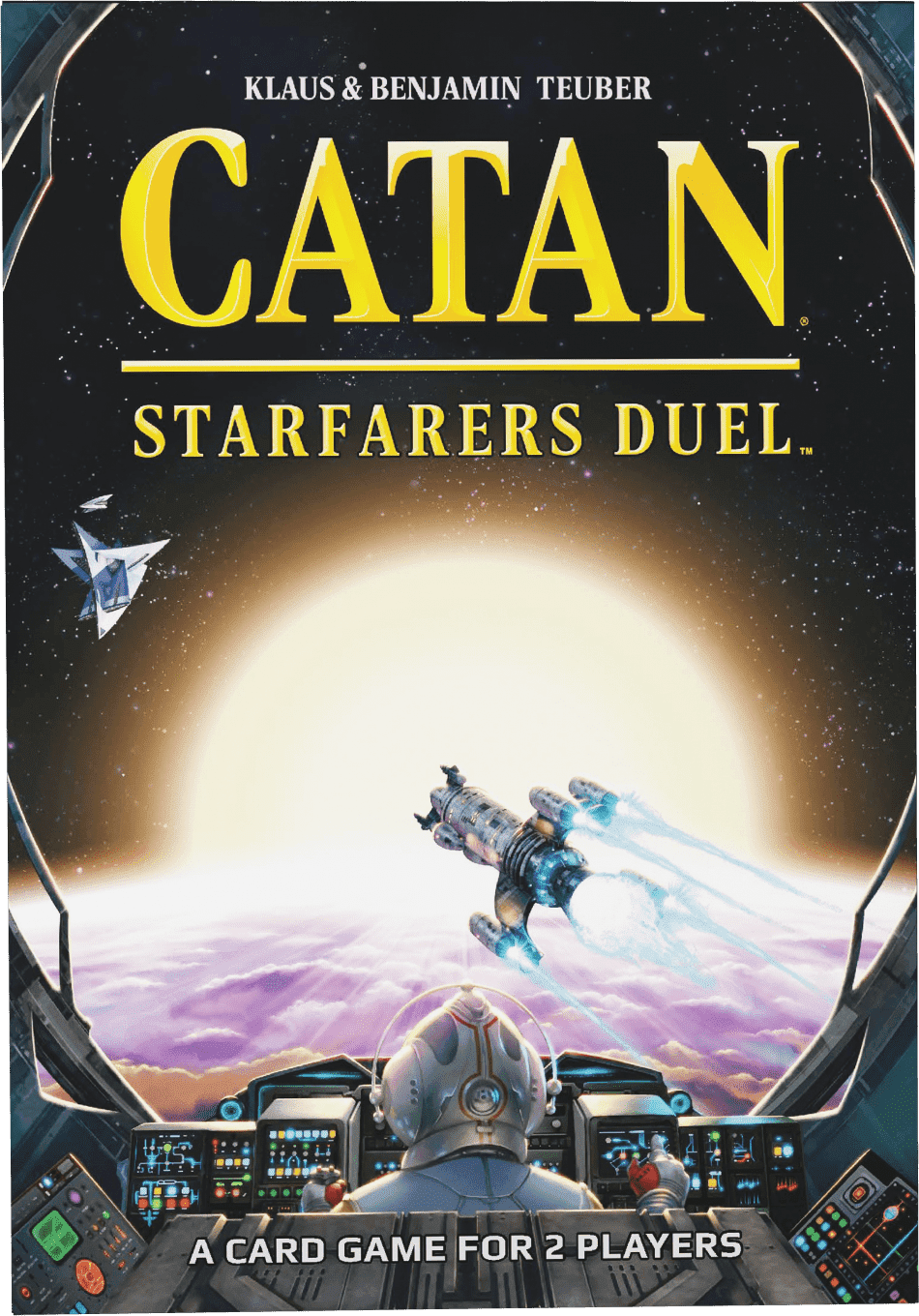 Catan: Starfarers Duel board game cover