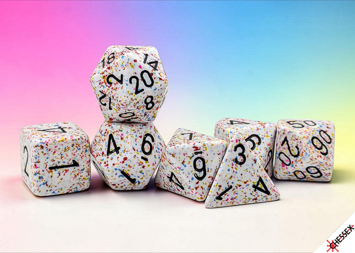 Speckled Birthday Polyhedral Set (7 dice)