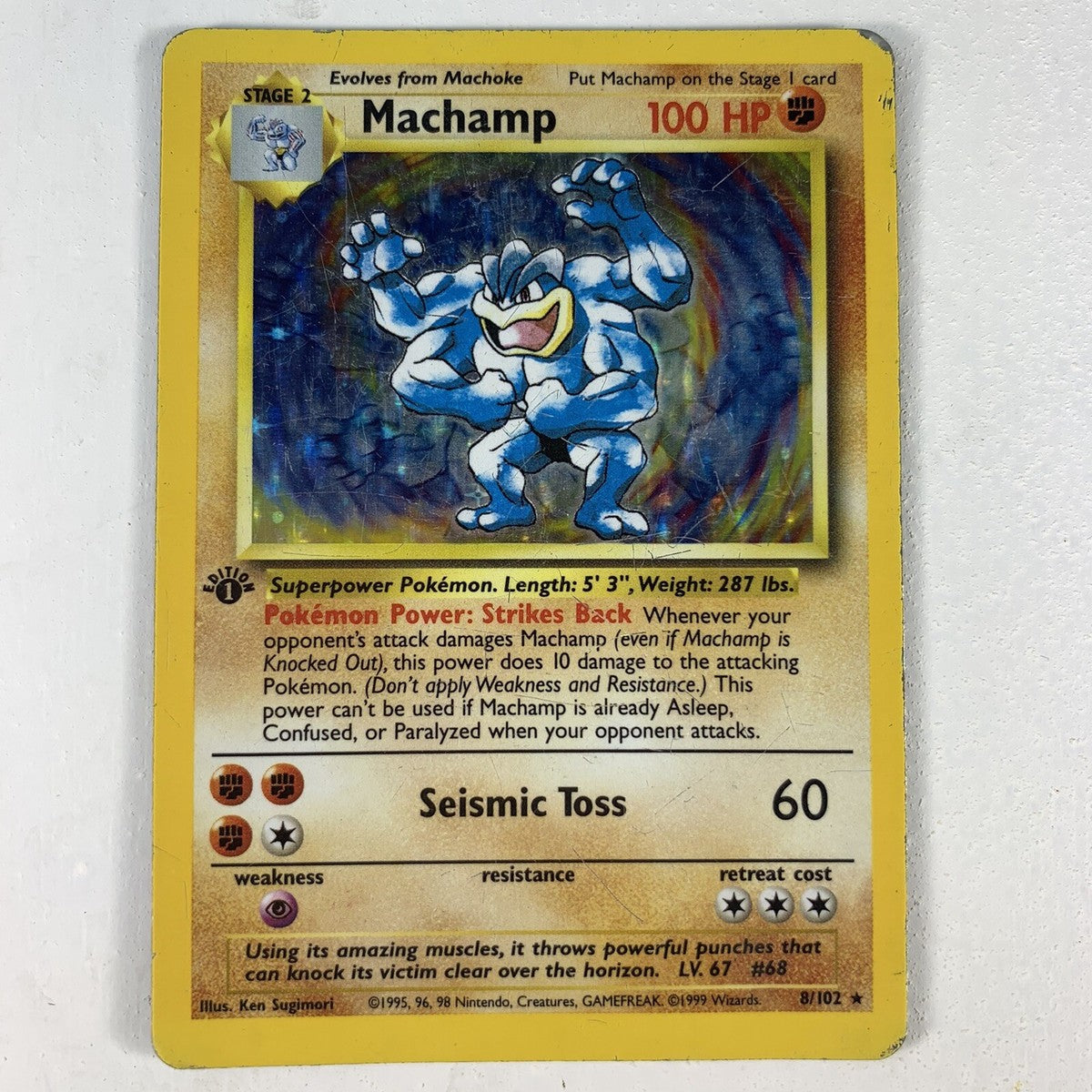 Machamp (DEX, 1st Edition Holofoil)