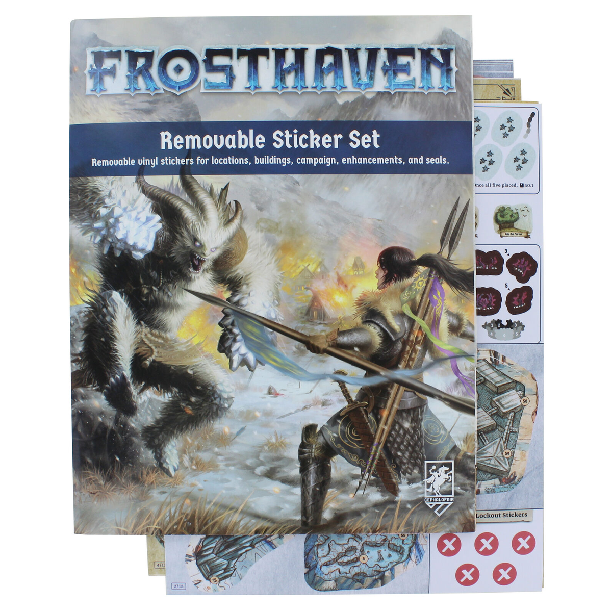 Frosthaven Removable Stickers