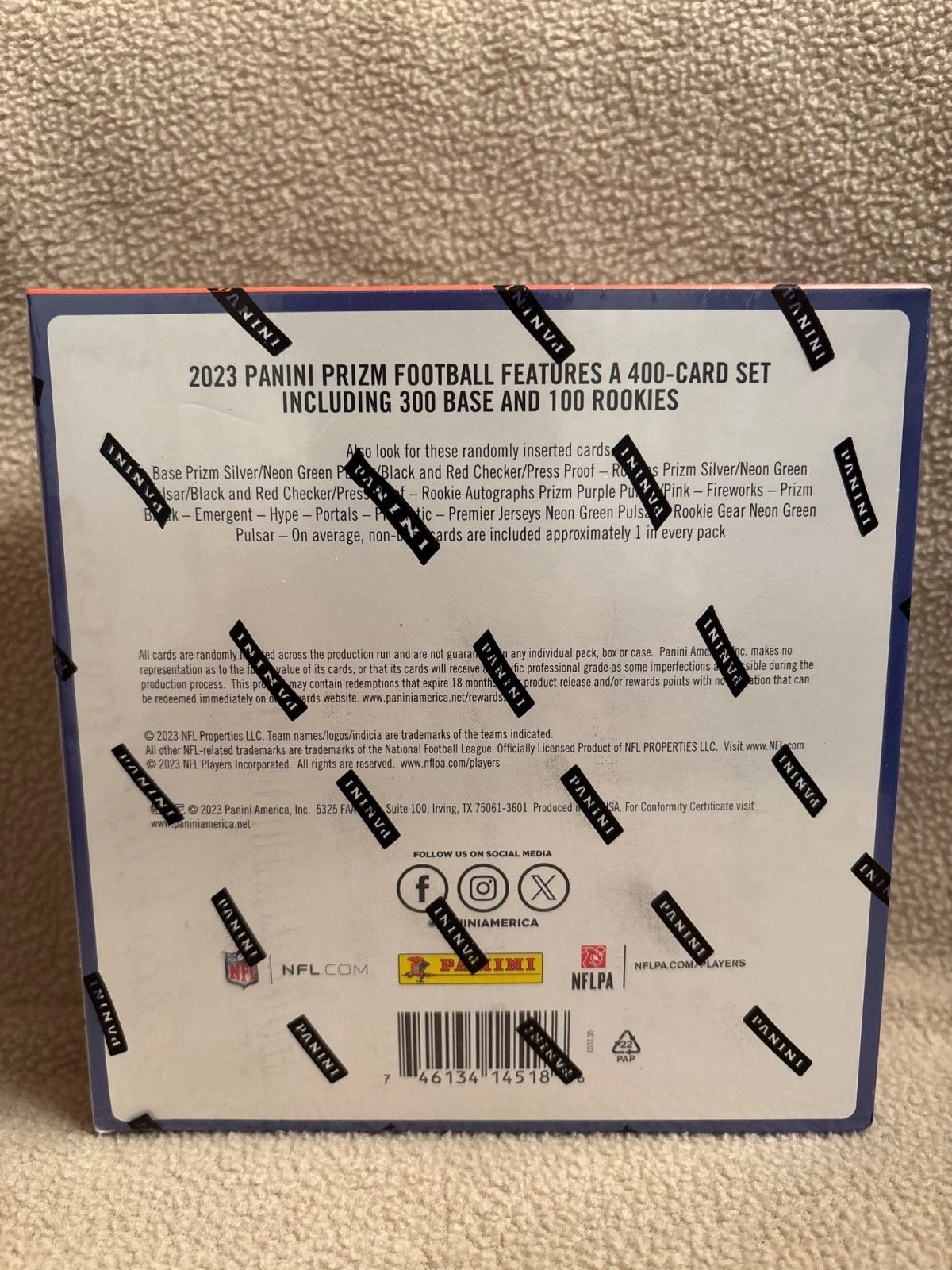 2023 Panini Prizm NFL Football Walmart Mega Box