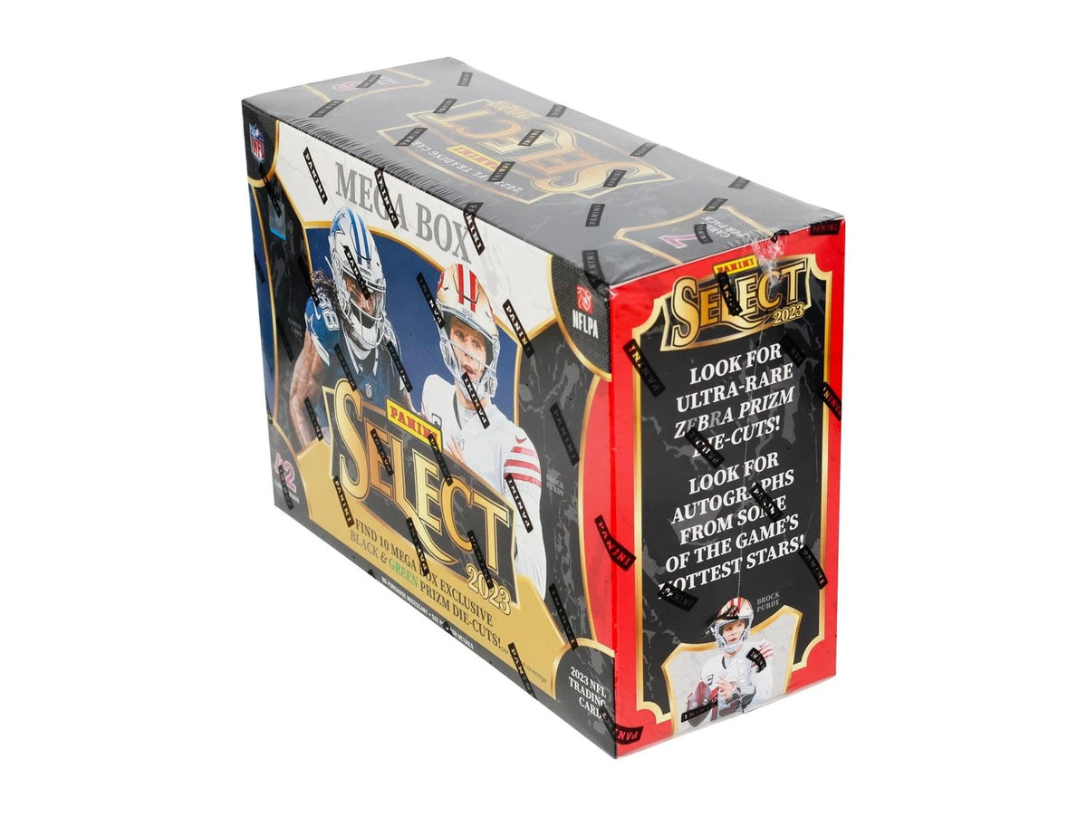 2023 Panini Select Football Mega Box (Black & Green Prizm Die Cuts)