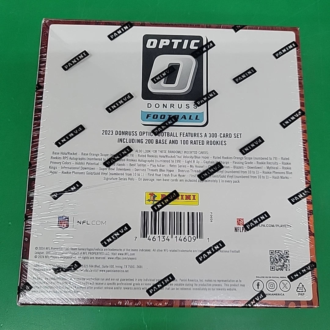 2023 Panini Donruss Optic Football Mega Box (Blue Hyper Parallels)