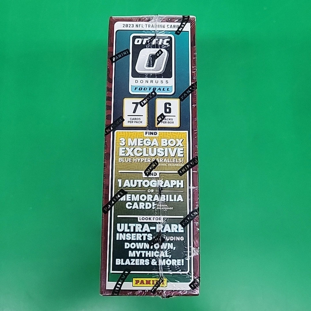 2023 Panini Donruss Optic Football Mega Box (Blue Hyper Parallels)