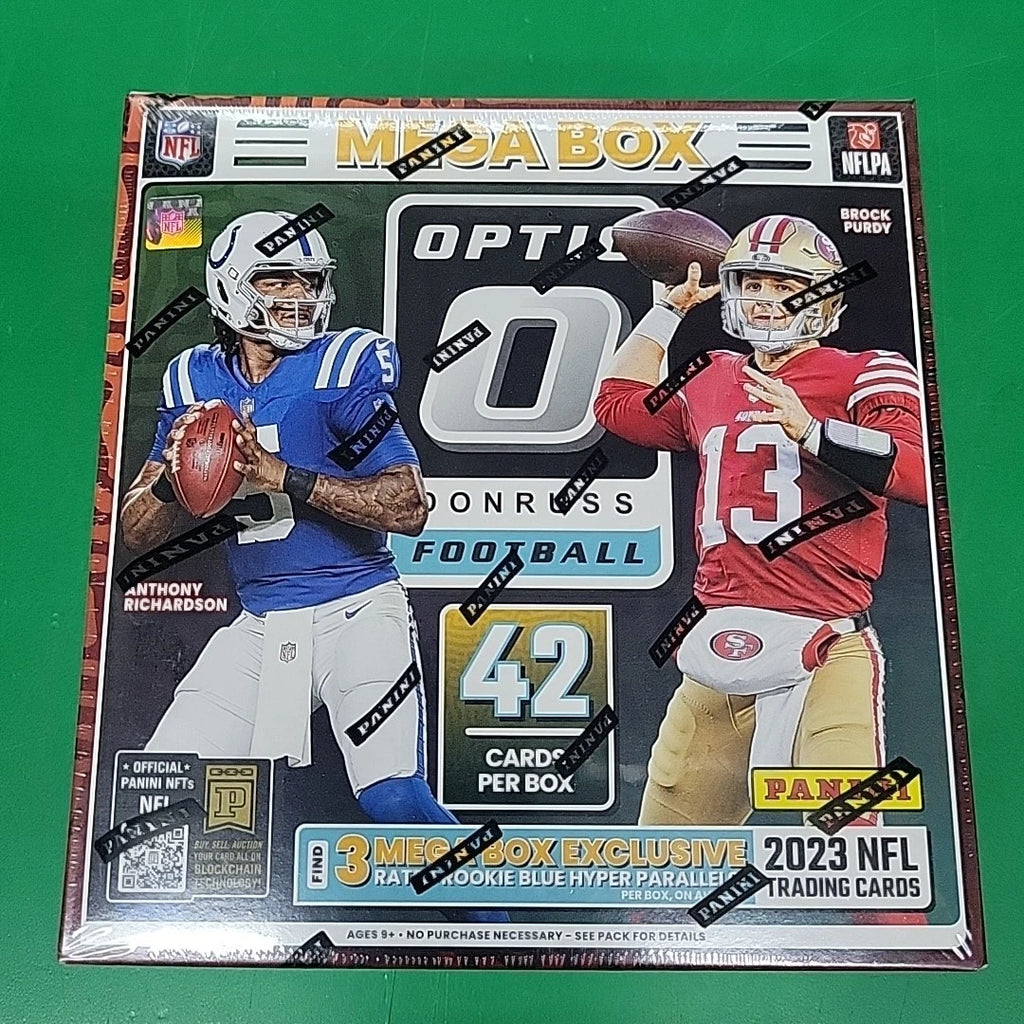 2023 Panini Donruss Optic Football Mega Box (Blue Hyper Parallels)